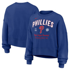 Philadelphia Phillies Women's Oversized High Hip Pullover Sweatshirt - Royal | Nike