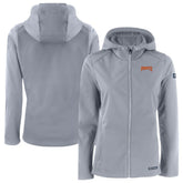 Pittsburgh Pirates Cutter & Buck Women's Evoke Eco Softshell Recycled Full-Zip Jacket - Gray