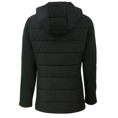 San Francisco Giants Cutter & Buck Women's Evoke Hybrid Eco Softshell Recycled Full-Zip Hoodie Jacket - Black