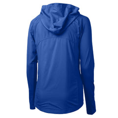 Los Angeles Dodgers Cutter & Buck Women's Adapt Eco Knit Hybrid Recycled Full-Zip Hoodie - Royal