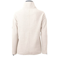Detroit Tigers Cutter & Buck Women's Cascade Eco Sherpa Fleece Half-Zip Pullover Jacket - Cream