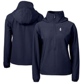 Chicago Cubs Cutter & Buck Women's Cooperstown Collection Charter Eco Recycled Half-Zip Anorak Jacket - Navy