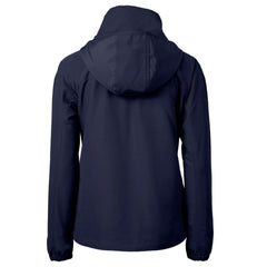 Detroit Tigers Cutter & Buck Women's Charter Eco Recycled Half-Zip Anorak Jacket - Navy