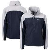San Diego Padres Cutter & Buck Women's Cooperstown Collection Charter Eco Recycled Half-Zip Anorak Jacket - Navy
