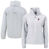 Philadelphia Phillies Cutter & Buck Women's Cooperstown Collection Charter Eco Recycled Full-Zip Jacket - Gray