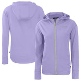 Colorado Rockies Cutter & Buck Women's Daybreak Eco Recycled Full-Zip Hoodie Jacket - Purple