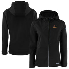 Houston Astros Cutter & Buck Women's Evoke Eco Softshell Recycled Full-Zip Jacket - Black