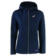 Los Angeles Dodgers Cutter & Buck Women's Evoke Eco Softshell Recycled Full-Zip Jacket - Navy