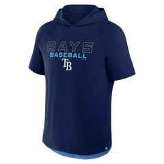 Tampa Bay Rays Clubhouse Optimal Play Raglan Hoodie T-Shirt - Navy