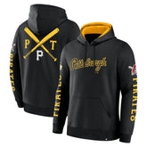 Pittsburgh Pirates Big City Legacy Fleece Pullover Hoodie - Black