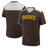 San Diego Padres Walk Off V-Neck T-Shirt - Brown