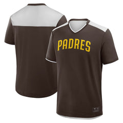San Diego Padres Walk Off V-Neck T-Shirt - Brown