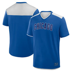 Chicago Cubs Walk Off V-Neck T-Shirt - Royal
