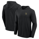 San Diego Padres Front Office Power Mono Long Sleeve Hoodie T-Shirt - Black