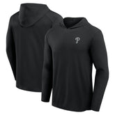 Philadelphia Phillies Front Office Power Mono Long Sleeve Hoodie T-Shirt - Black
