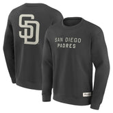 San Diego Padres Elements Future Ground Lettering Pullover Sweatshirt - Charcoal