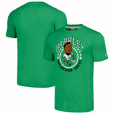 Saquon Barkley Philadelphia Eagles Homage Unisex Caricature Player Tri-Blend T-Shirt - Kelly Green on sale