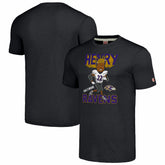Derrick Henry Baltimore Ravens Homage Unisex Caricature Player Tri-Blend T-Shirt - Charcoal for sale
