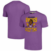 Justin Jefferson Minnesota Vikings Homage Unisex Caricature Player Tri-Blend T-Shirt - Heathered Purple on sale