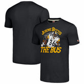 Jerome Bettis Pittsburgh Steelers Homage Caricature Retired Player Tri-Blend T-Shirt - Charcoal online