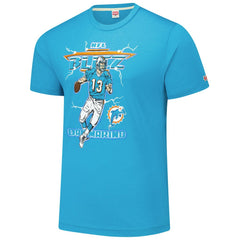 Dan Marino Miami Dolphins Homage Unisex NFL Blitz Retired Player Tri-Blend T-Shirt - Heathered Aqua online