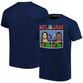 C.J. Stroud & Stefon Diggs Houston Texans Homage Unisex NFL Jam Tri-Blend T-Shirt - Navy sale