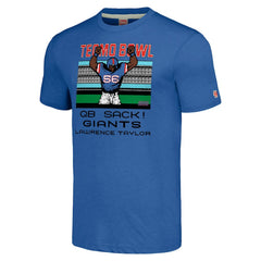 Lawrence Taylor New York Giants Homage Unisex Tecmo Bowl Retired Player Graphic Tri-Blend T-Shirt - Royal outlet