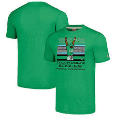 Randall Cunningham Philadelphia Eagles Homage Unisex Tecmo Bowl Retired Player Graphic Tri-Blend T-Shirt - Kelly Green on sale