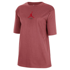Atlanta Hawks Jordan Brand Women's Courtside Statement Edition Boyfriend T-Shirt - Red discount