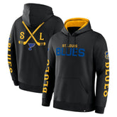 St. Louis Blues Fanatics Big City Legacy Fleece Pullover Hoodie Black