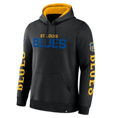 St. Louis Blues Fanatics Big City Legacy Fleece Pullover Hoodie Black