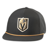 Vegas Golden Knights American Needle Buxton Pro Tech Adjustable Hat Black