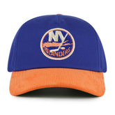 New York Islanders American Needle Burnett Adjustable Hat Royal/Orange