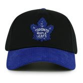 Toronto Maple Leafs American Needle Burnett Adjustable Hat Black/Blue