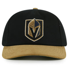 Vegas Golden Knights American Needle Burnett Adjustable Hat Black/Gold
