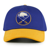 Buffalo Sabres American Needle Burnett Adjustable Hat Royal/Gold