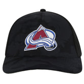 Colorado Avalanche American Needle Valin Camo Super Tech Vented Adjustable Hat Black