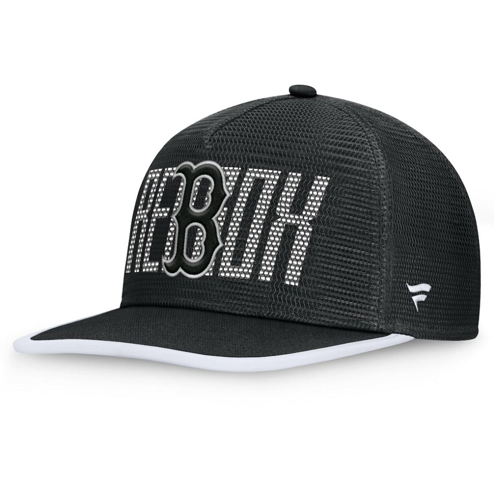 Boston Red Sox Let's Glow Line Drive Snapback Hat - Black