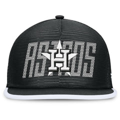 Houston Astros Let's Glow Line Drive Snapback Hat - Black