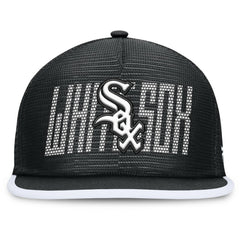 Chicago White Sox Let's Glow Line Drive Snapback Hat - Black