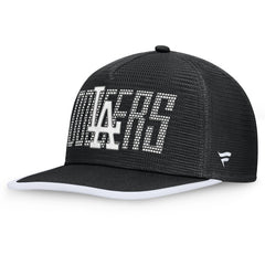 Los Angeles Dodgers Let's Glow Line Drive Snapback Hat - Black