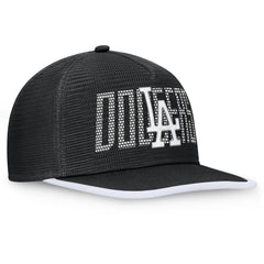 Los Angeles Dodgers Let's Glow Line Drive Snapback Hat - Black