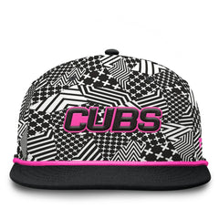 Chicago Cubs Let's Glow Moon Shot Snapback Hat - Black