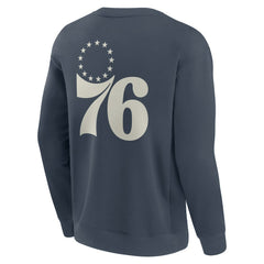 Philadelphia 76ers Elements Future Ground Lettering Pullover Sweatshirt - Blue | Fanatics shop