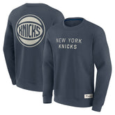 New York Knicks Elements Future Ground Lettering Pullover Sweatshirt - Blue | Fanatics discount