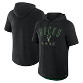 Milwaukee Bucks Pass Legend Raglan Hoodie T-Shirt - Black | Fanatics outlet