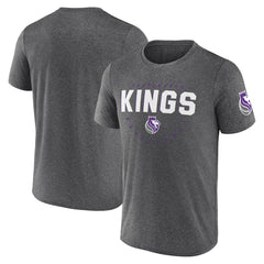 Sacramento Kings Logo Athletic Block Practice Performance T-Shirt - Heather Charcoal shop