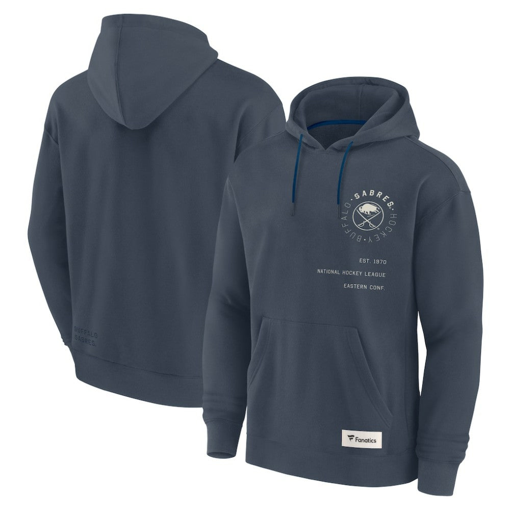 Buffalo Sabres Fanatics Future Ground Info Pullover Hoodie Navy