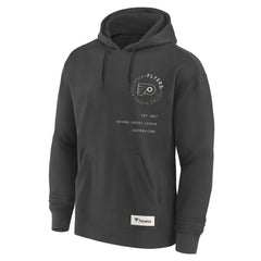 Philadelphia Flyers Fanatics Future Ground Info Pullover Hoodie Charcoal