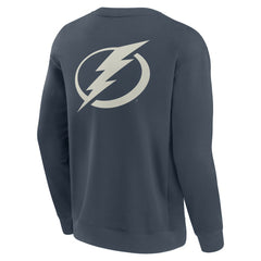 Tampa Bay Lightning Fanatics Elements Future Ground Lettering Pullover Sweatshirt Blue